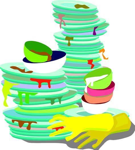 clip art dishes|free clip art dirty dishes.